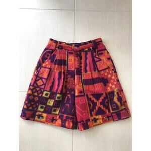 Unbranded Pleated High Waist Bermuda Shorts